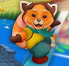 Red Panda Surfer