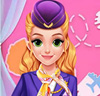 Blonde Princess Cabin Crew Makeover