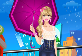 Rain Barbie Dress-Up