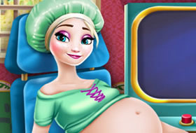 Elsa Pregnant Check-Up