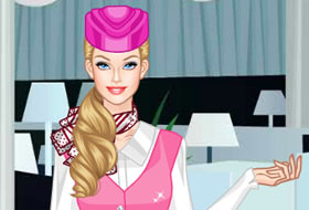 Barbie Stewardess Dress-Up