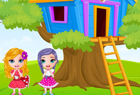 Baby Barbie Builds a Treehouse
