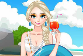 Elsa On The Beach