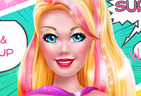 Super Barbie Hair And MakeUp