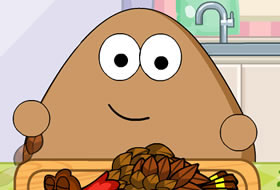 Pou Thanksgiving Day Slacking