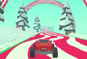 3D Monster Truck Icy Roads