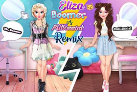Eliza Boomer vs Millennial Fashion Remix