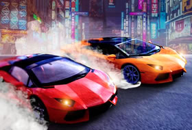 Two Lambo Rivals - Drift