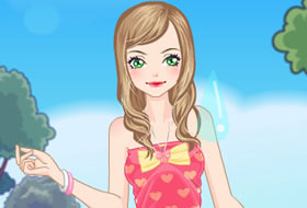 Lace Girl Dressup