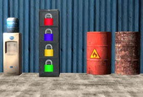 Blue Warehouse Escape