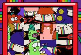 Uncle Grandpa Psychedelic Puzzles