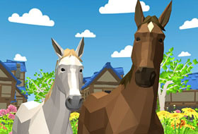 Horse Family Animal Simulator 3D