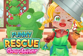 Funny Rescue Gardener