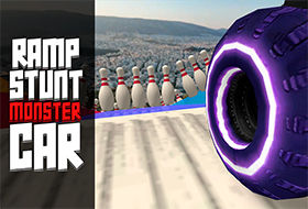 Ramp Stunt Monster Car