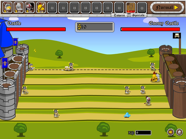 Spiele Knight Attack Castle Defense - Kostenlose Online Spiele bei ...