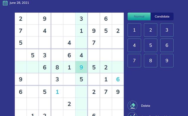 Spiele New Daily Sudoku - Kostenlose Online Spiele bei Hierspielen.com